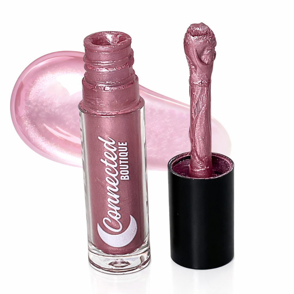     Metallic lipstick with reflective shimmer and long-lasting color for bold glam makeup looks.