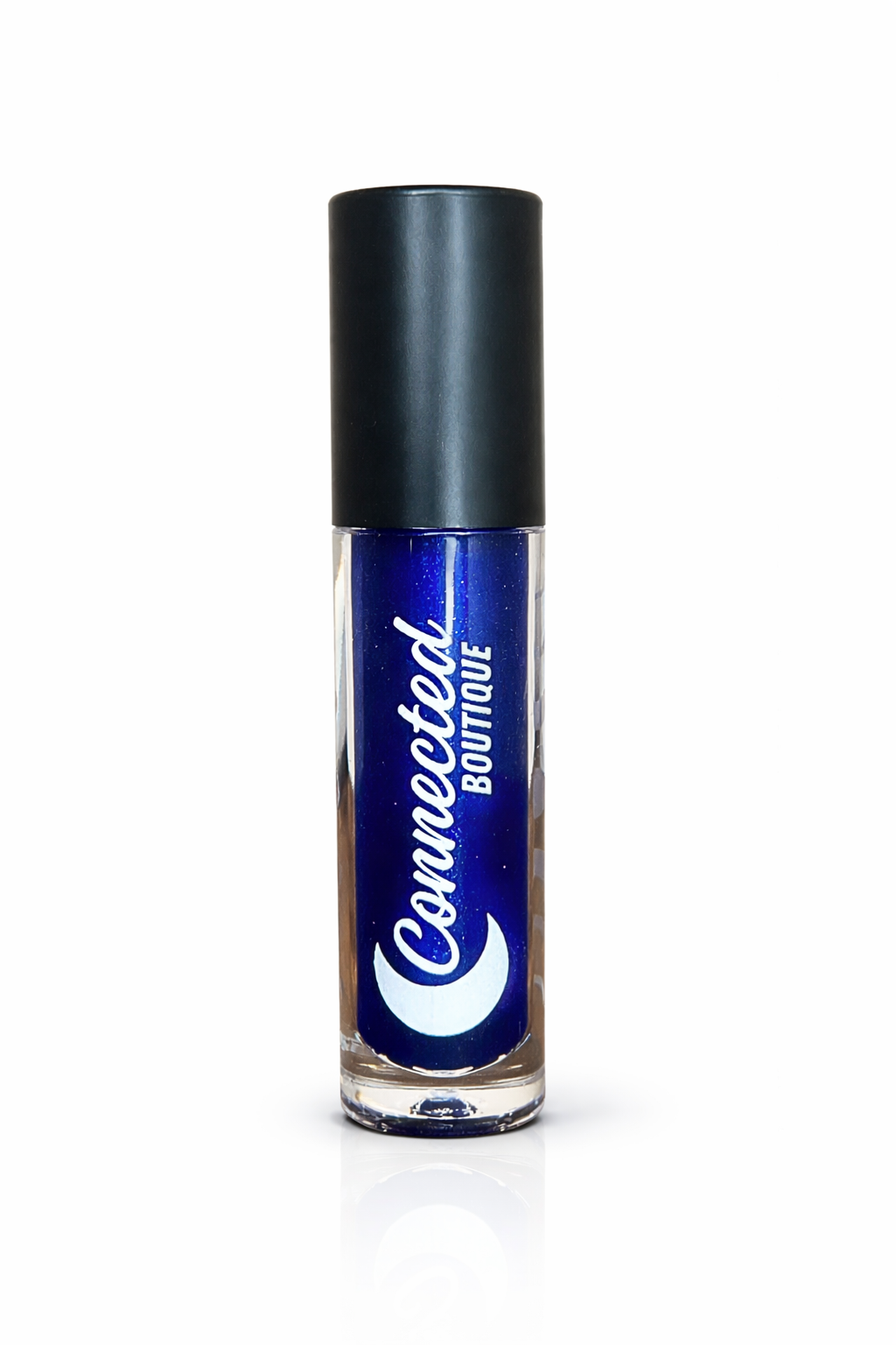 Blue color changing lip stain that transforms into a custom pink shade