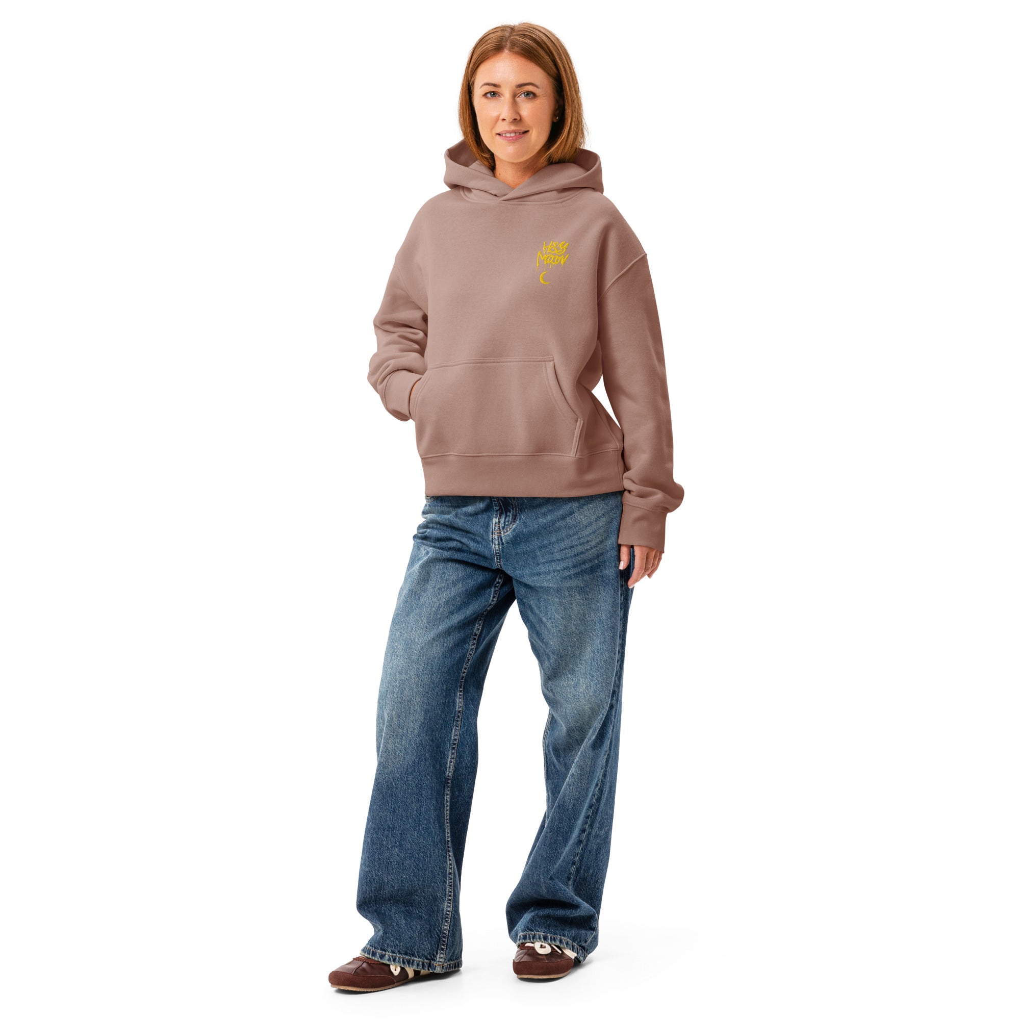 Hey Moon embroidered Women’s relaxed hoodie