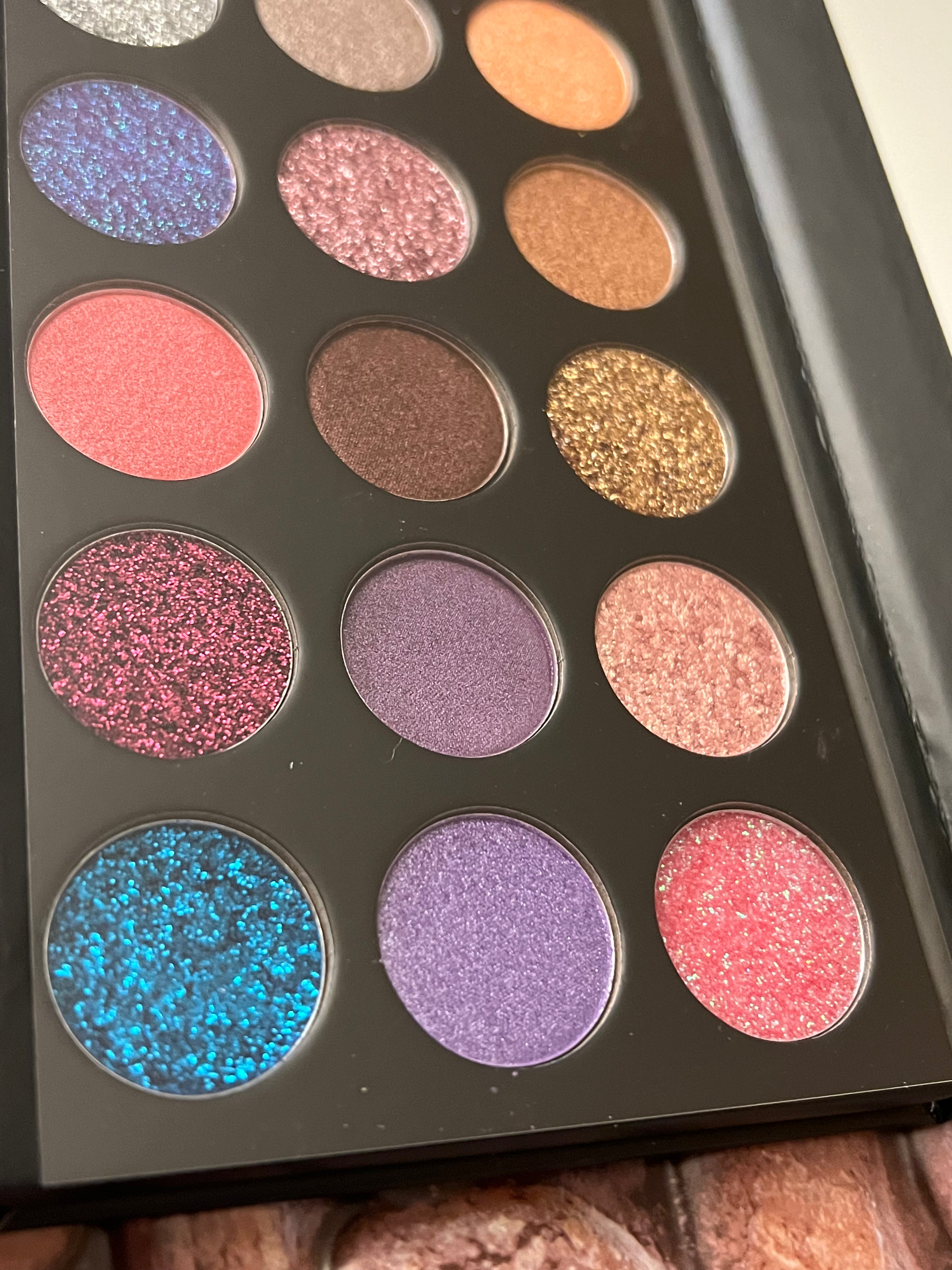 PRE ORDER! Create With Love 18 shade Eyeshadow Palette shimmer, duochrome glitter, matte shades