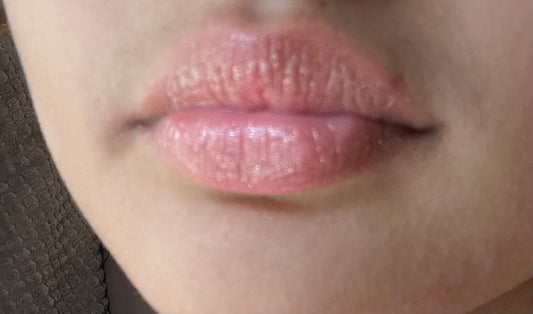 "Georgia" Peach scented Shimmer Lip Gloss or Lip Oil