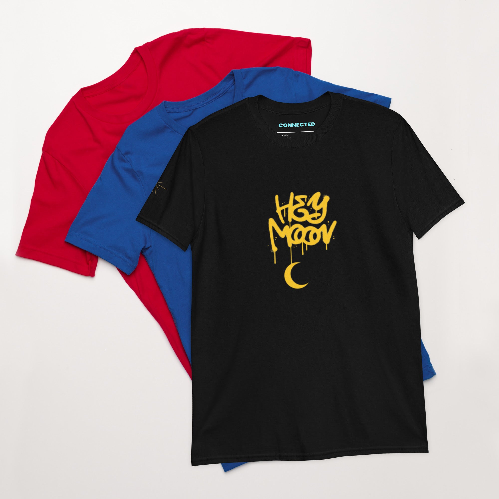 Hey Moon Short-Sleeve Unisex Gender Neutral T-Shirt