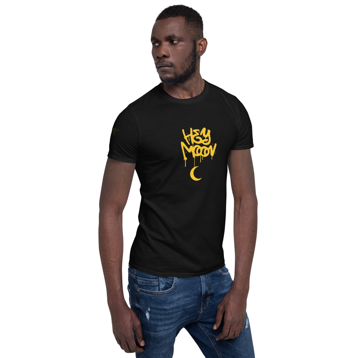 Hey Moon Short-Sleeve Unisex Gender Neutral T-Shirt