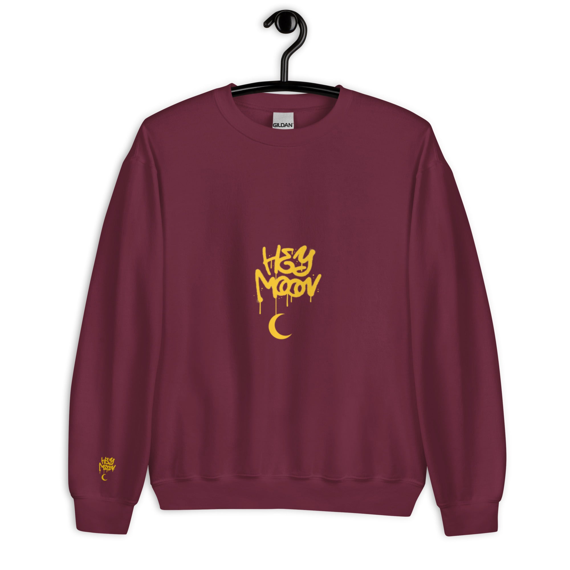 Hey Moon Crewneck Unisex Sweatshirt