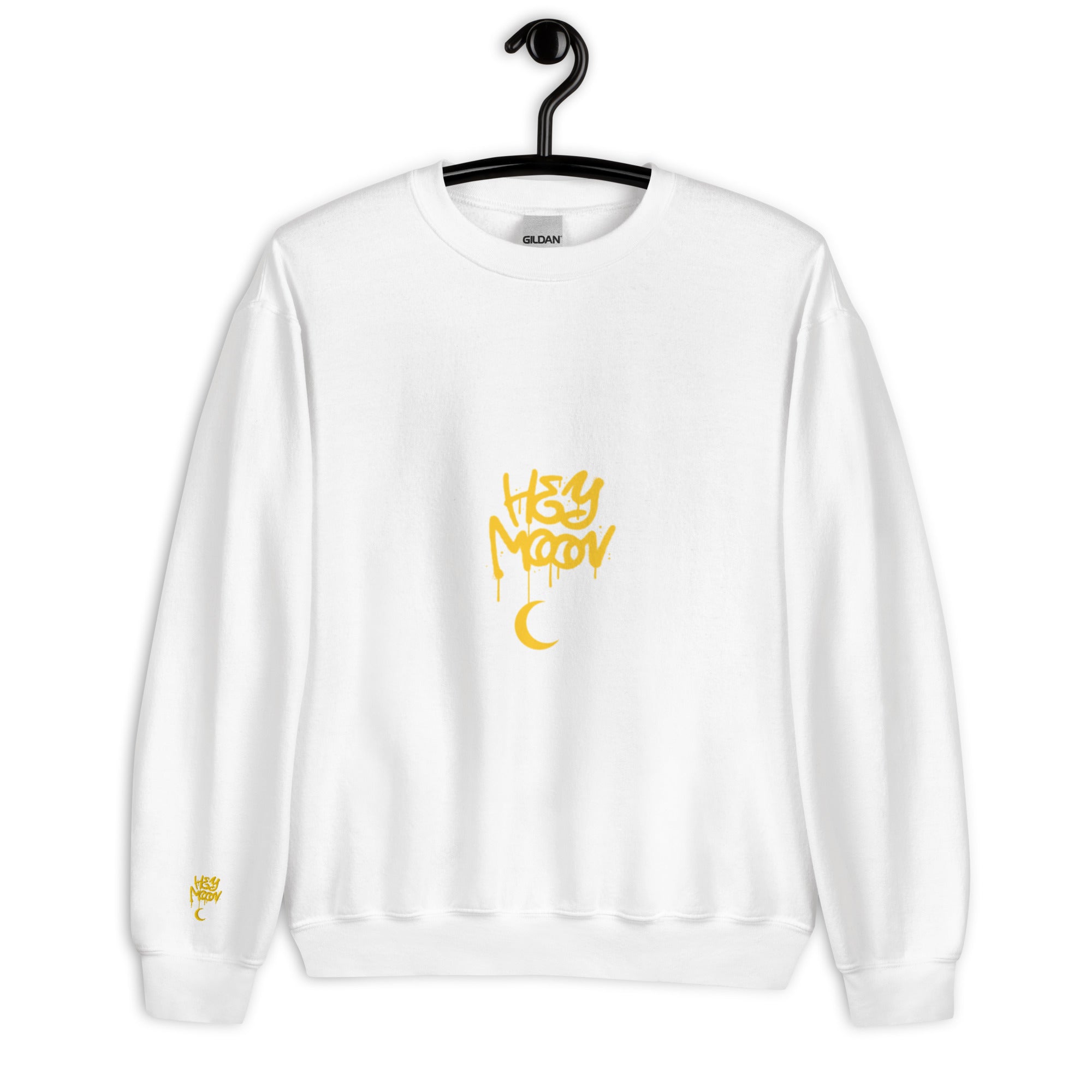 Hey Moon Crewneck Unisex Sweatshirt