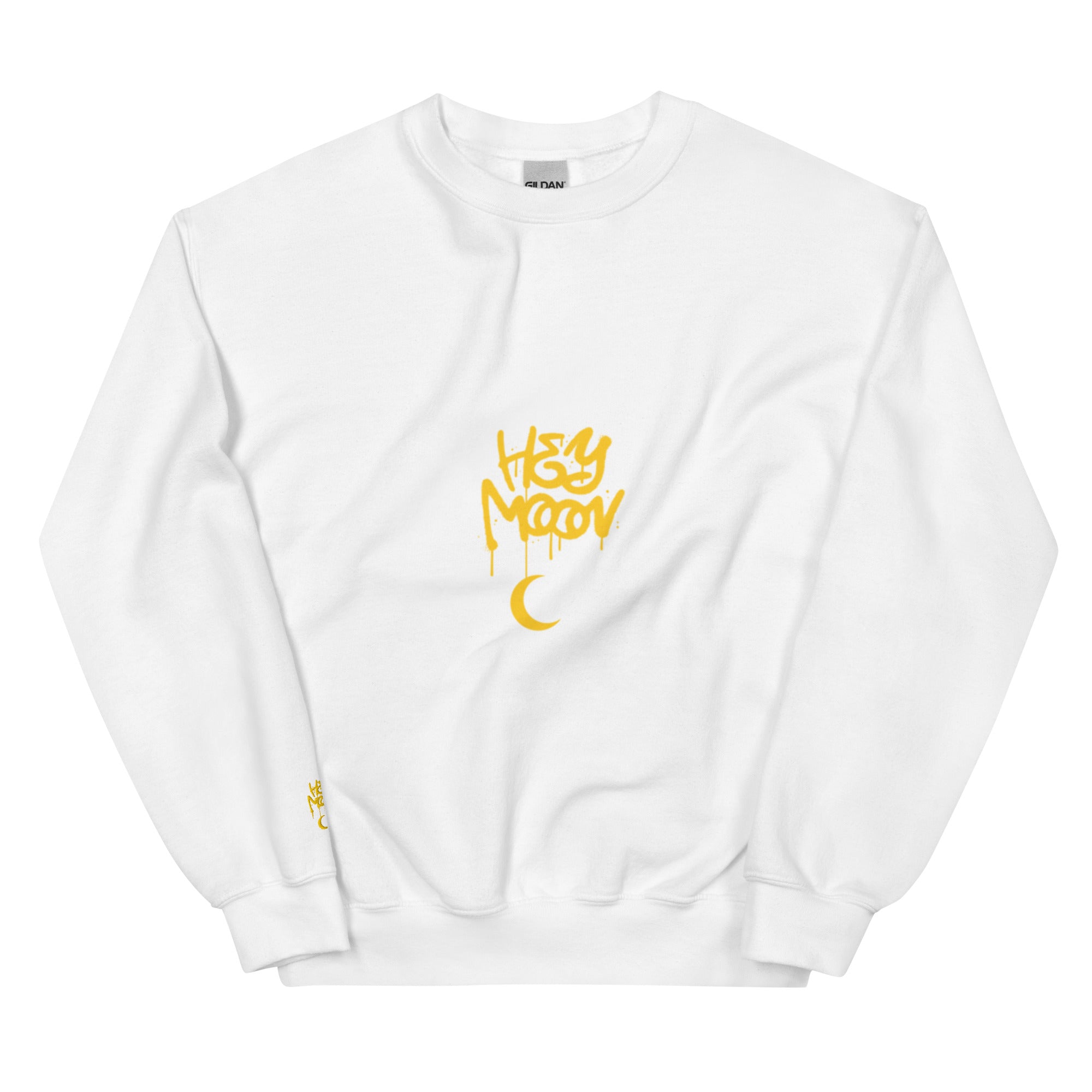 Hey Moon Crewneck Unisex Sweatshirt