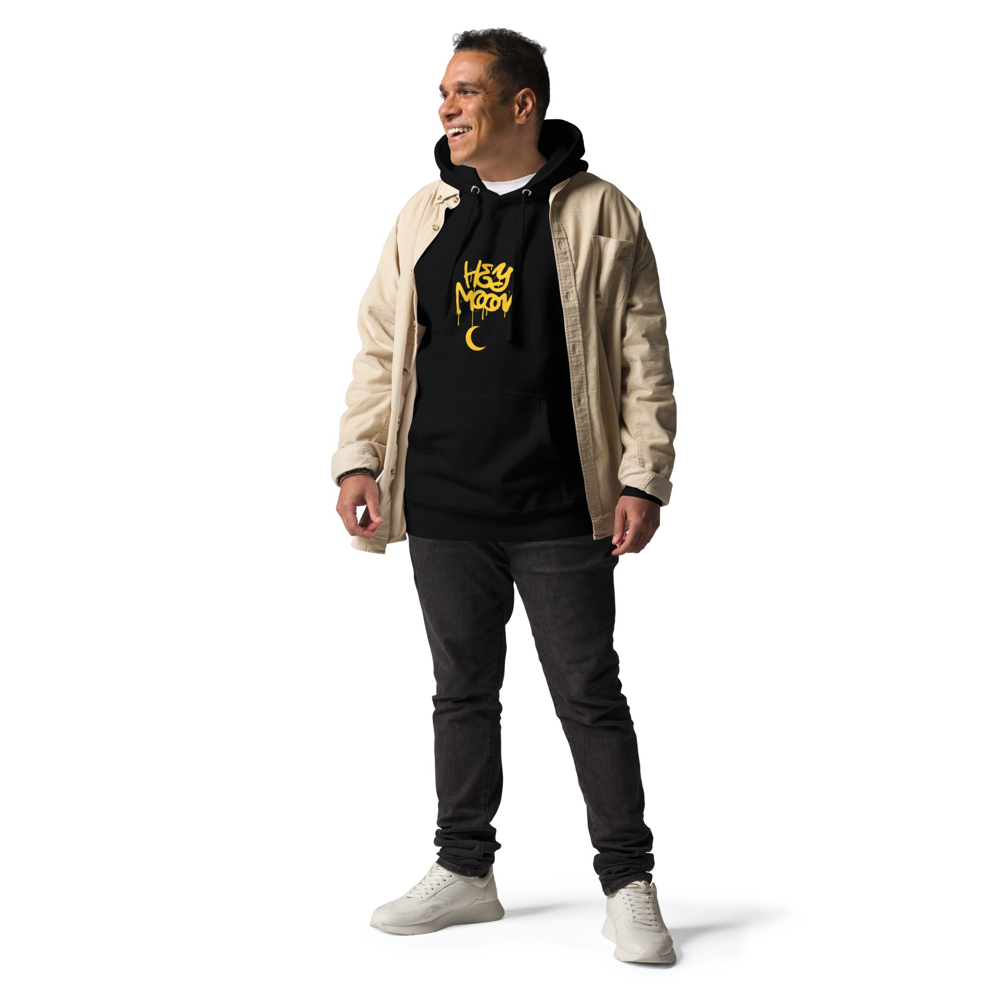 Hey Moon hoodie by Connected Fashion Co