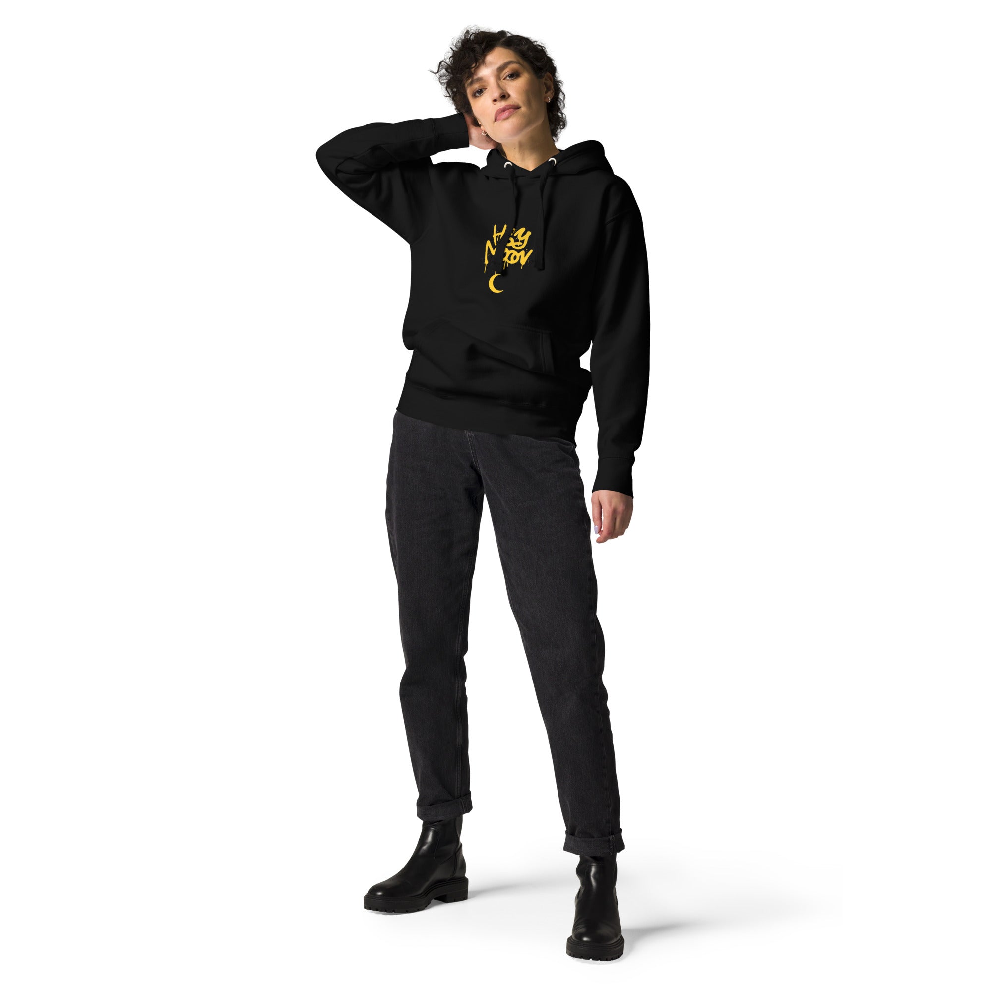 Hey Moon hoodie by Connected Fashion Co