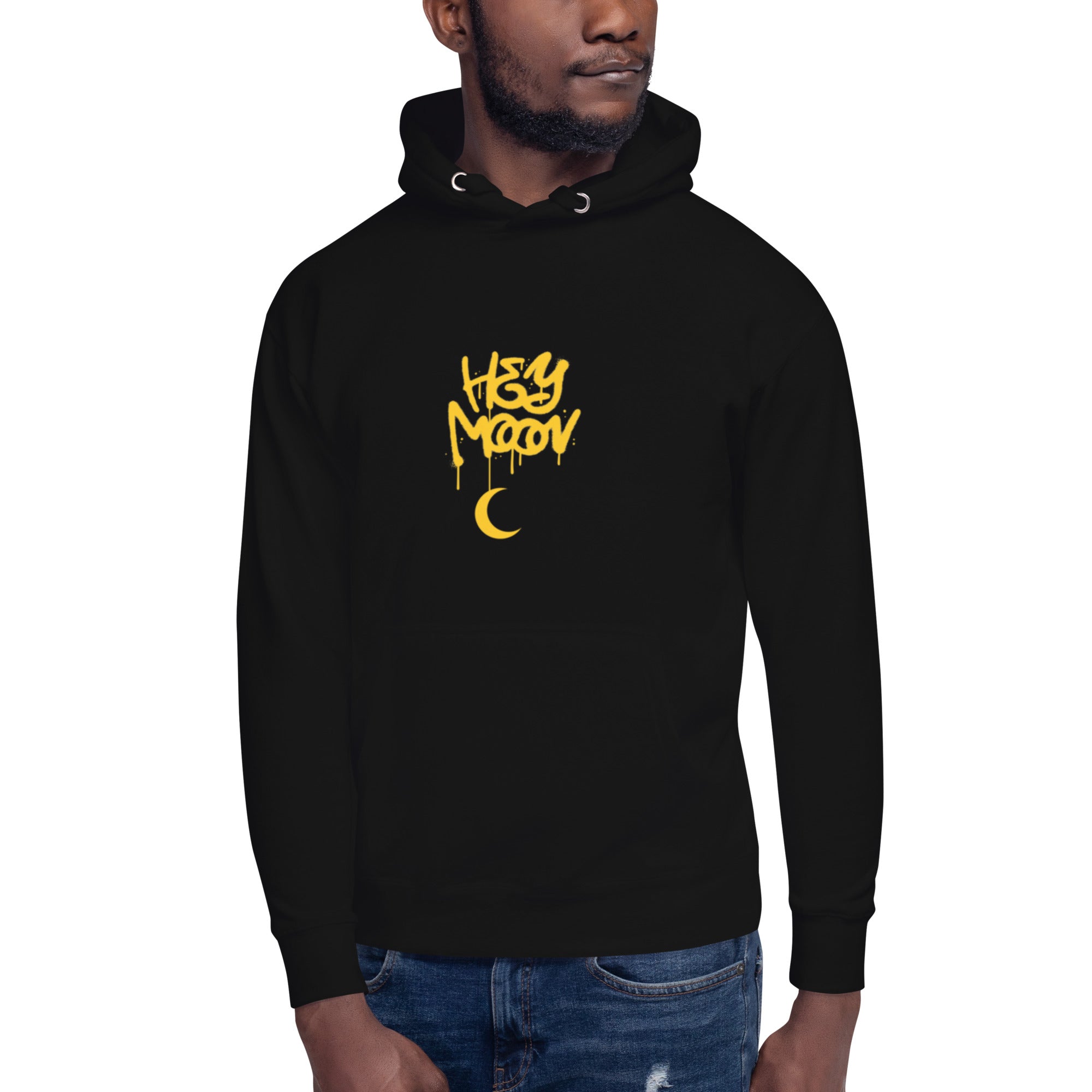 Hey Moon hoodie by Connected Fashion Co