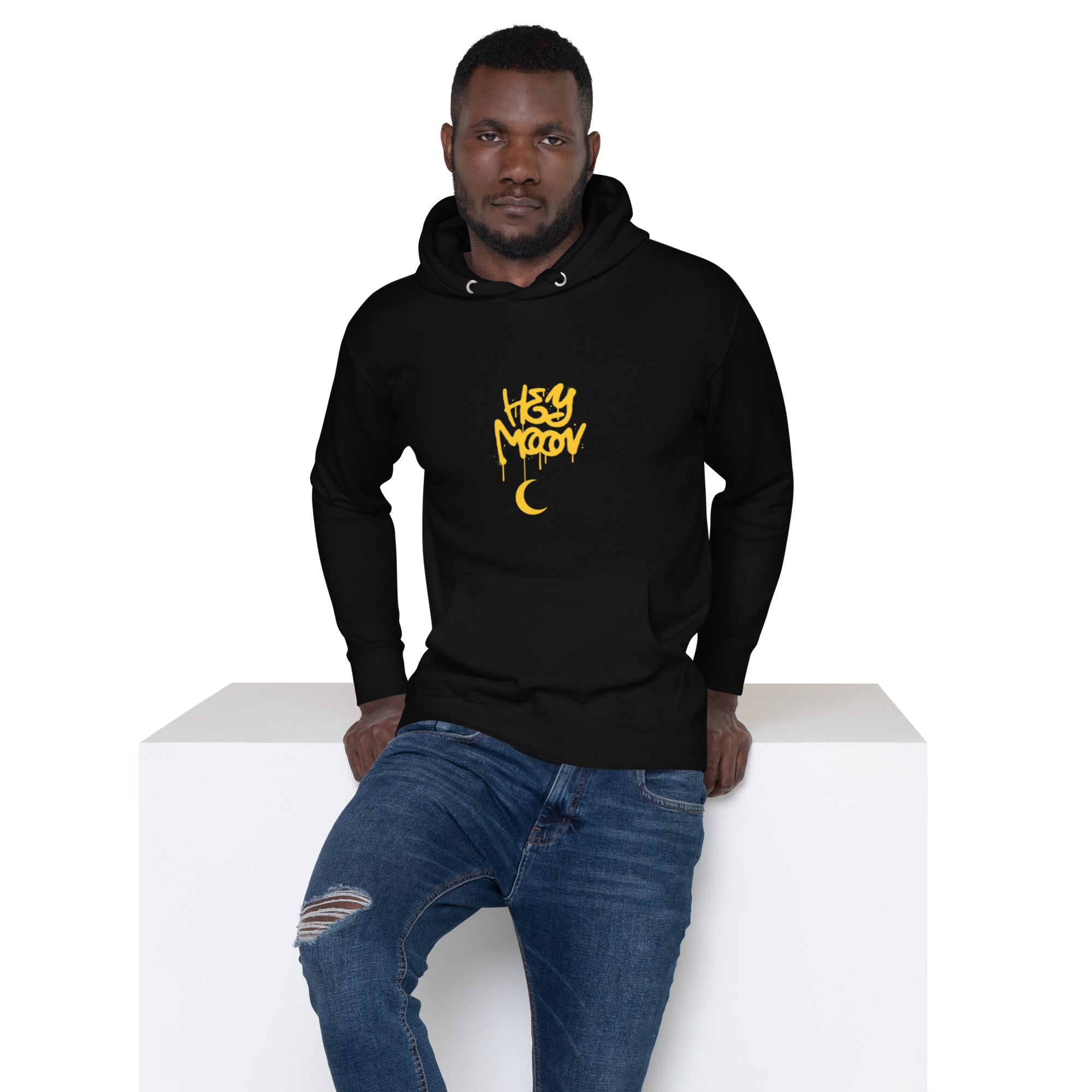 Hey Moon hoodie by Connected Fashion Co