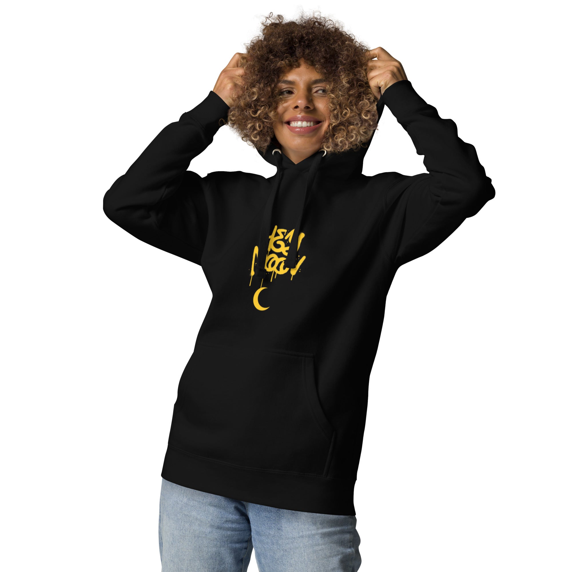 Hey Moon hoodie by Connected Fashion Co