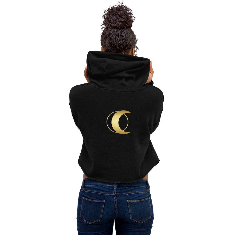 Hey Moon Women's Crop Hoodie