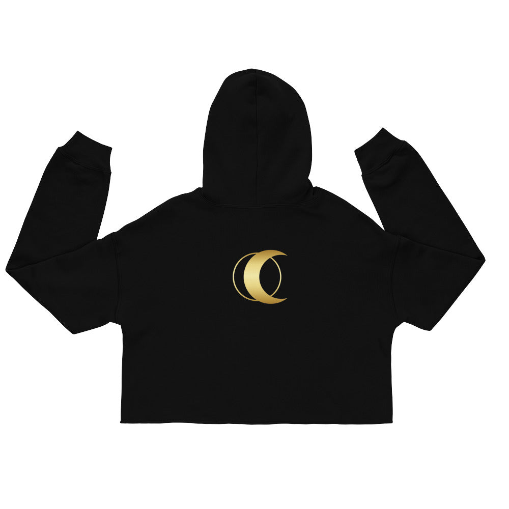 Hey Moon Women's Crop Hoodie