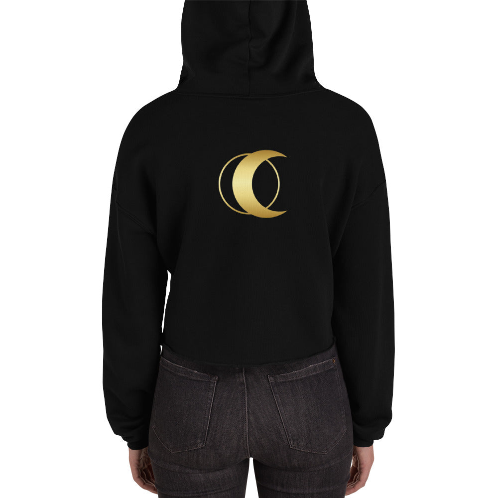 Hey Moon Women's Crop Hoodie