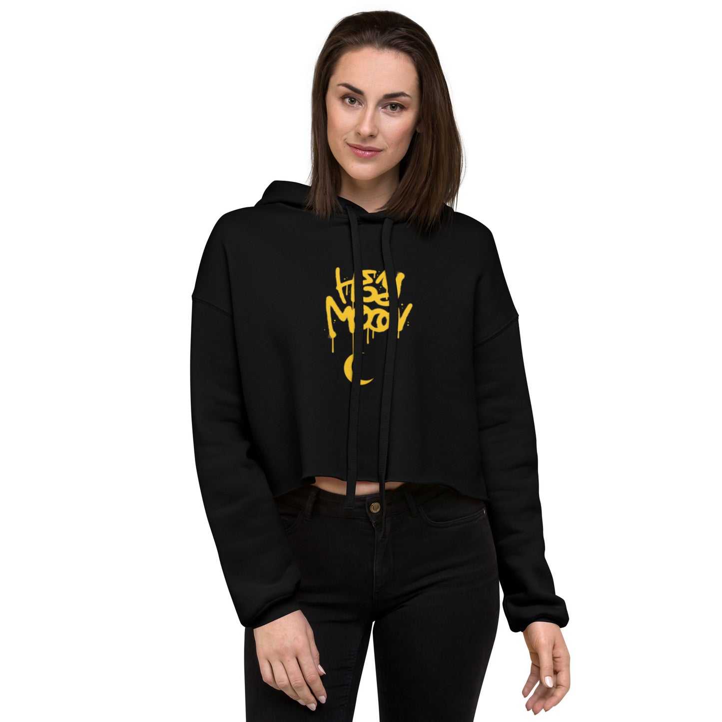 Hey Moon Women's Crop Hoodie