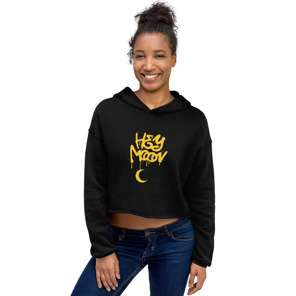 Hey Moon Women's Crop Hoodie