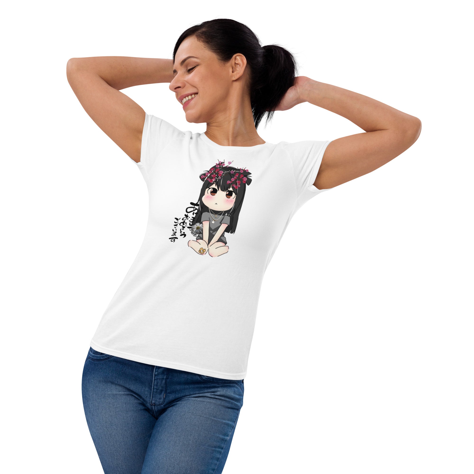 Japanese Anime Manga Fashion Women's short sleeve t-shirt